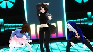 MMD Dancetale Sans Chara amp Frisk  WAVE Model Test [upl. by Faludi]