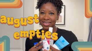 Watch me discuss dermatologist approved empties These products were so good I cut them open [upl. by Malilliw]