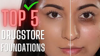 Best FULL COVERAGE Drugstore Foundations 2021 [upl. by Uoliram]