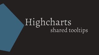 Highcharts  shared tooltips [upl. by Elocn123]