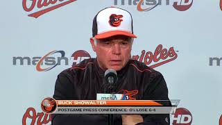 Buck Showalter after Orioles loss to Red Sox [upl. by Prospero]