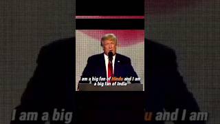 Donald Trump Appreciate Indians people [upl. by Outhe]