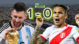 🚨ARGENTINA SOLIDA ANTE PERÚ 10 [upl. by Melanie]