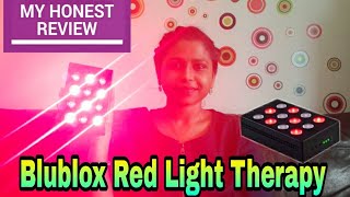 BLUblox Redlight Therapy Device Review  Anti aging Blublox Hive mini [upl. by Annahahs]