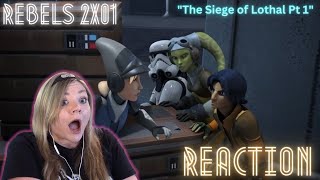 Star Wars Rebels 2x01 quotThe Siege of Lothal Pt 1quot  reaction amp review [upl. by Massie]