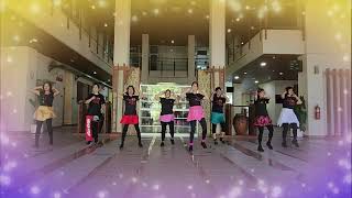 AB Boogie Shoes Line Dance demo by Janet amp LD Team [upl. by Fortunna]