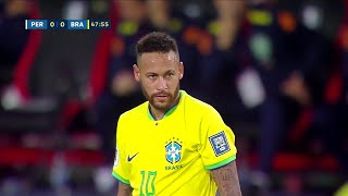 Neymar vs Peru WC Qualifiers Away 2324 4K [upl. by Eniac815]