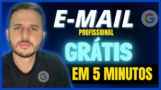 Tutorial de Como Criar um Email Profissional GRÁTIS em MENOS DE 5 MINUTOS [upl. by Artemahs]