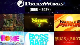 All DreamWorks Animation Movies Title Cards 1998  2024  THE ANIFAN [upl. by Uttasta983]