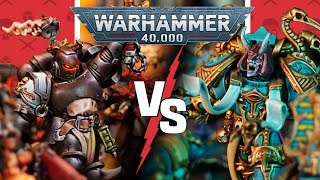 NEW Boarding Actions Black Templars vs Thousand Sons  Warhammer 40k Battle Report [upl. by Bil]