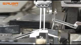 How to timing between Needle amp Looper in SiRUBA OverLock Machine [upl. by Vidovik]