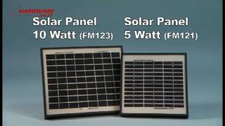 Mighty Mule FM121  FM123 Gate Opening 5 Watt  10 Watt Solar Panel Kit [upl. by Akinorev861]