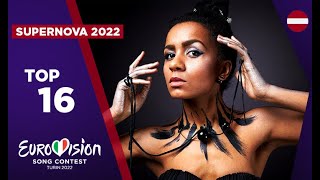 Eurovision 2022  Latvia 🇱🇻  Supernova  Top 16 [upl. by Apollus]