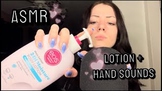 ASMR lotion  hand sounds [upl. by Dorrehs146]