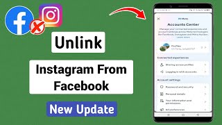 How To Unlink Instagram From Facebook [upl. by Nired507]