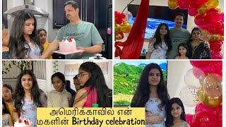 Tamil🇮🇳 family in USA🇺🇸 full day birthday celebration vlog [upl. by Ahsap]