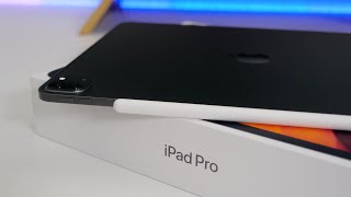 2020 iPad Pro  Unboxing Setup and First Look [upl. by Nosnev]