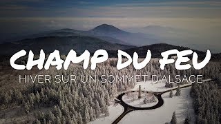 Le Champ du Feu en hiver  Alsace Drone DJI Mavic [upl. by Gaal]