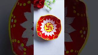 Diya decorationshortssubscribe short shortvideo trendingdiwali diy ytshorts art shortsfeed [upl. by Ogram]