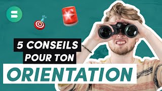 5 conseils pour BIEN TORIENTER AU LYCÉE  Orientation Lycée 👣 [upl. by Nonnahc651]