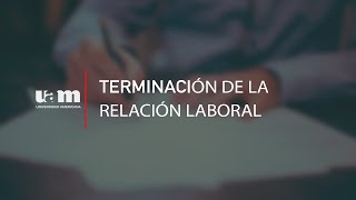 Terminacion de la relación laboral [upl. by Hrutkay]