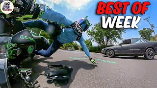 BRUTAL MOTORCYCLE CRASHES  CRAZY amp EPIC Motorcycle Moments 2024 4 [upl. by Emeric797]