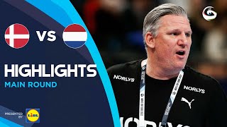 Denmark vs Netherlands  Highlights  Mens EHF EURO 2022 [upl. by Atekan]