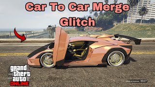 GTA 5 Online Car To Car Merge Glitch After Patch 169 for ps4 gta gta5online mergeglitch [upl. by Kathye]