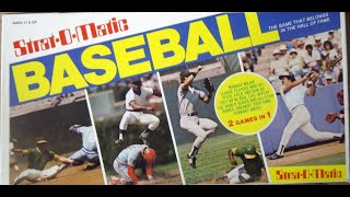 StratOMatic Baseball Minnesota  California 4221966 [upl. by Auqkinahs]