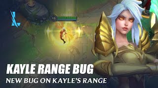 Kayles Range Bug  Wild Rift [upl. by Zilada]