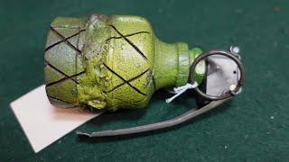 An Insurgent Copy of a French DF37 Grenade [upl. by Htebazie792]