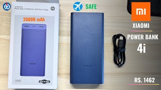 Xiaomi Power Bank 4i 20000 mAh 33W Super Fast Charging Review [upl. by Papageno]