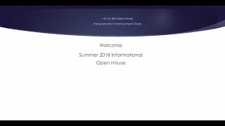 I95 at Belvidere Road Transportation Improvement Study Summer 2018 Informational Public Open House [upl. by Sutsugua206]