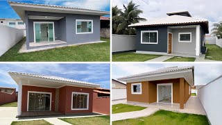 CONFIRA 33 IDEIAS DE CORES PARA FACHADAS DE CASAS – Projetos e Decoração [upl. by Ogirdor182]