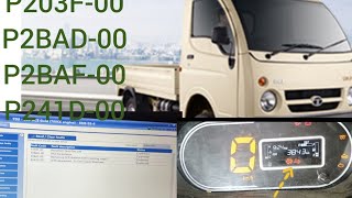 TATA ACE GOLD NO START FAULT CODE P2BAD P2BAF P241D Solve [upl. by Lleksah276]