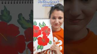 painting paintingforbeginners drawing flowerpainting viralshort viralreels art [upl. by Germin]