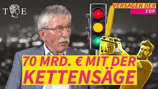 Sarrazin mit der Kettensäge Wie die Ampel ganz einfach 70 Mrd Euro sparen kann [upl. by Wahkuna899]