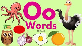 Word Start With Letter Oo O Letter Words Letter O soundPhonics ABC Alphabet nurseryrhymes abcd [upl. by Aurel]