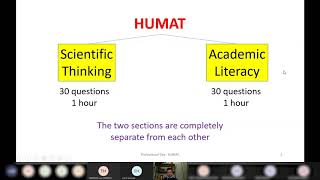 Why Choosing HU  HUMAT Test entry requirements [upl. by Cristy]