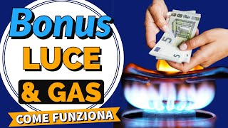 NUOVO Bonus Bollette Luce amp Gas 👉 Ecco come funziona e a chi spetta [upl. by Naamana321]