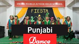 Punjabi dance 📸 smallworldschoolroorkee4998 fiesta education dance creativity [upl. by Ainesey]