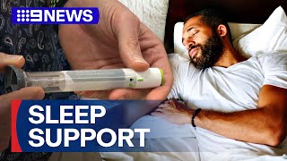 New drug to cure obstructive sleep apnoea  9 News Australia [upl. by Reidid]