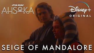 Anakin At The Seige of Mandalore  Star Wars Ahsoka Episode 5  Disney [upl. by Ly]