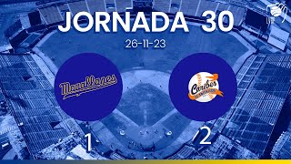 JORNADA 30 RESUMEN  Navegantes del Magallanes 1 Caribes de Anzoátegui 2 2324 261123 [upl. by Sorips]