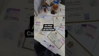 Malayalam Attestation services in abu Dhabi  Indian Attestation  uae embassy or mofa Attestation [upl. by Allen]