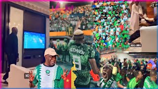 AFCON 2024 Nigeria Vs Cameroon Highlights As Tinubu Dance And Celebrate With The Super Eagles [upl. by Roinuj]