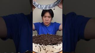 EATING OREO ICE CREAM CAKE asmr mukbang [upl. by Eerdua]