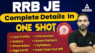 RRB JE 2024 Notification  RRB JE Exam Pattern Syllabus Promotion Salary amp Vacancy  Full Details [upl. by Ada]