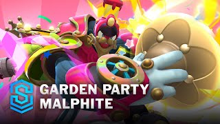 Garden Party Malphite Wild Rift Skin Spotlight [upl. by Leimad]