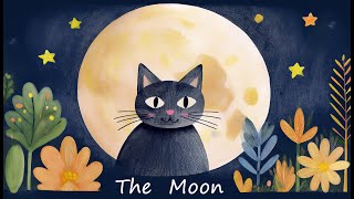 The Moon Song  Bedtime Cartoon Music  A Soothing Nursery Rhyme to Help Kids Sleep Tight [upl. by Freda415]